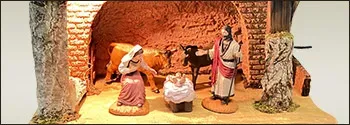 Electrified Nativity Scenes