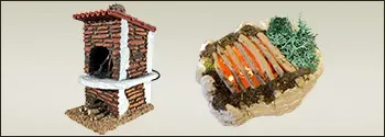 Complete Fire Accessories for Nativity Scenes