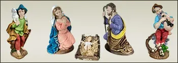 Statue presepe in resina statiche